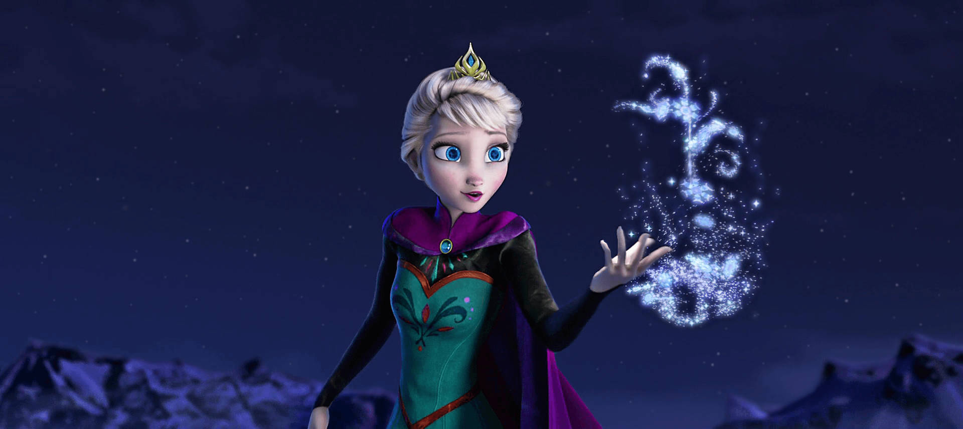 Elsa's Ice Powers Wallpaper
