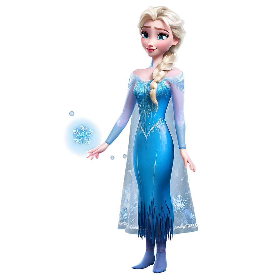 Elsa's Magical Snowflakes Png Xuo60 PNG