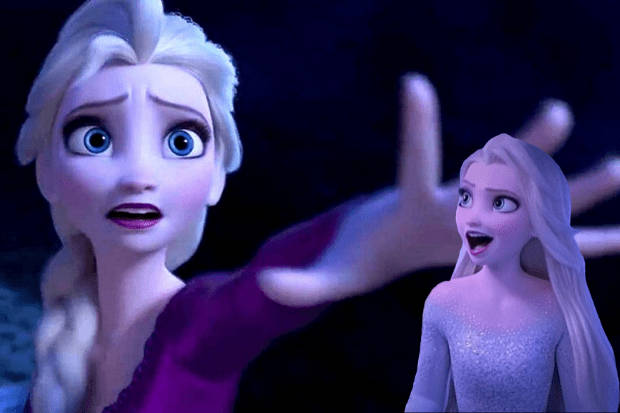 Elsacantando Frozen 2. Fondo de pantalla
