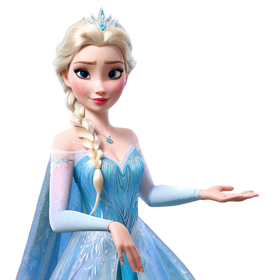 Elsa Snow Queen Costume Png Pvo PNG