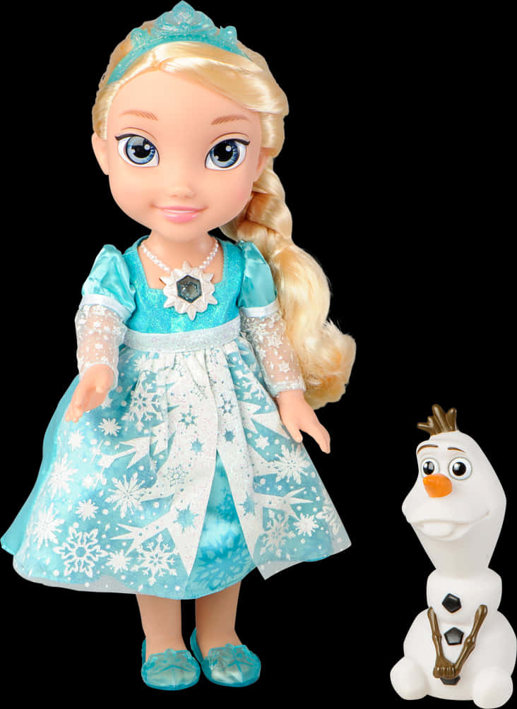 Elsaand Olaf Dolls Frozen PNG