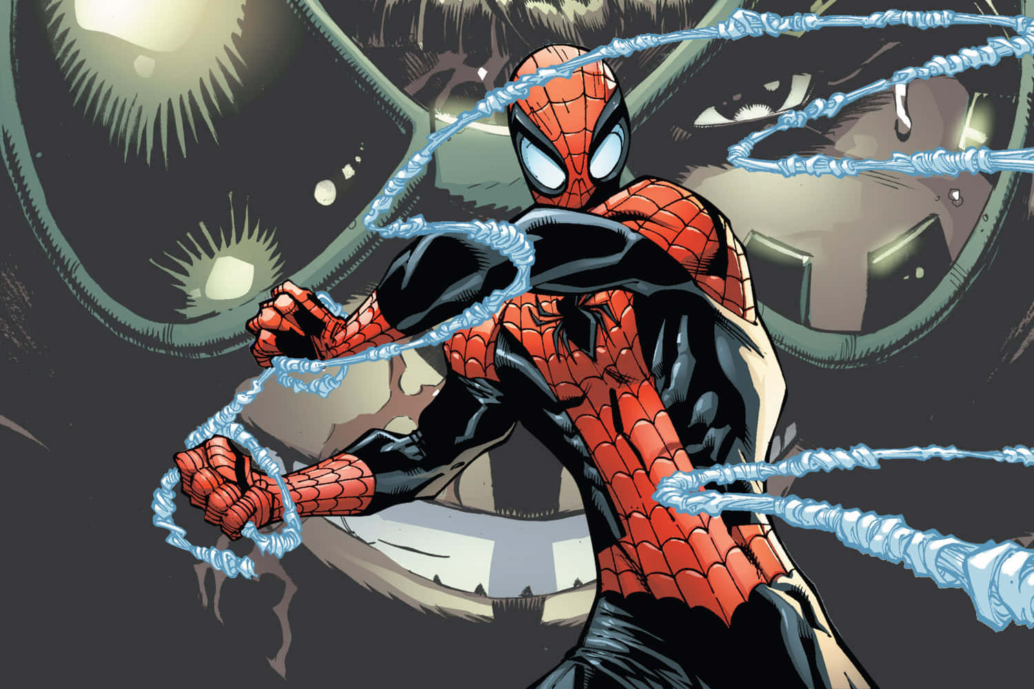 Elsuperior Spider-man En Acción Fondo de pantalla