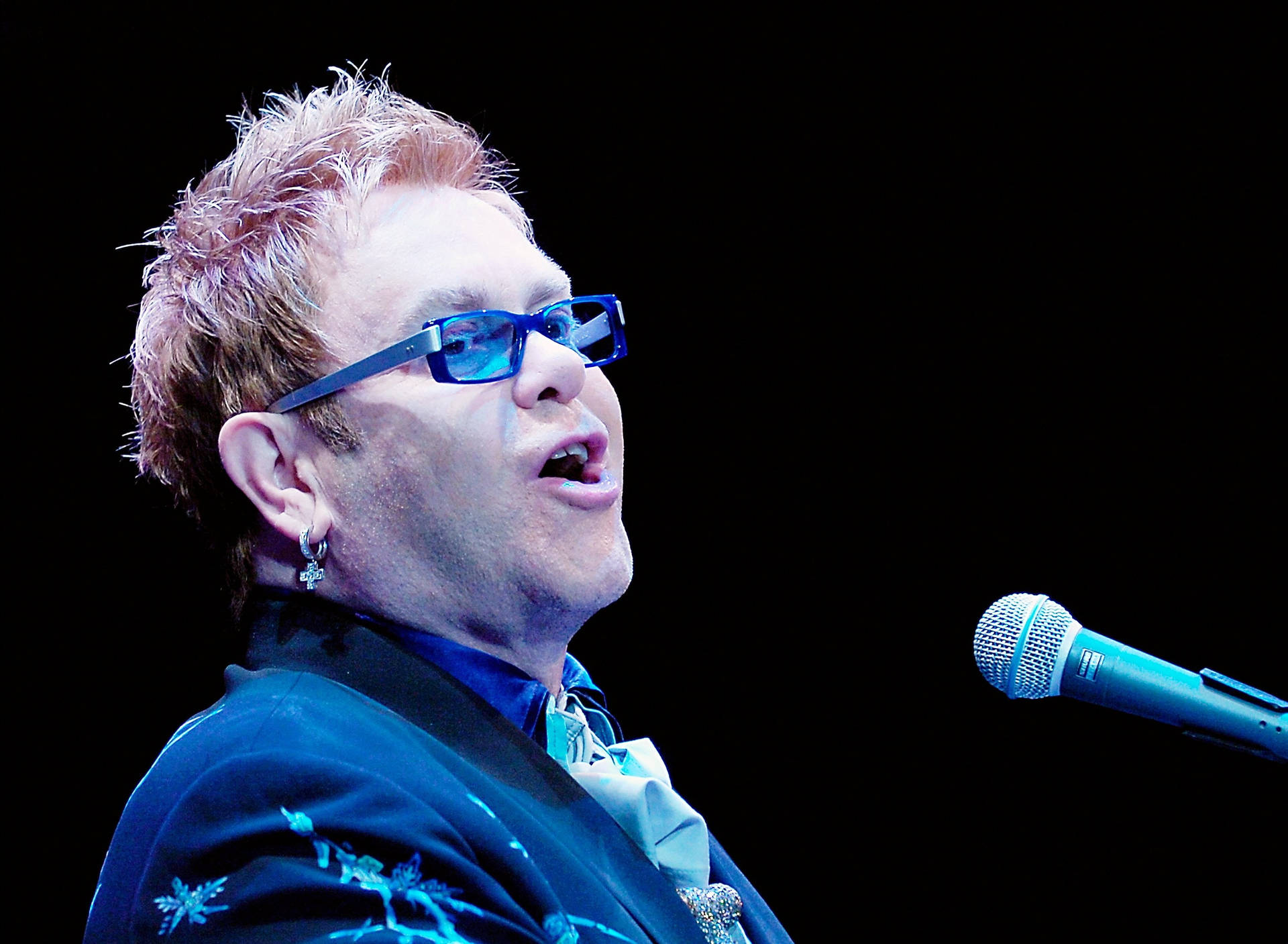 Elton John Concert Close-up