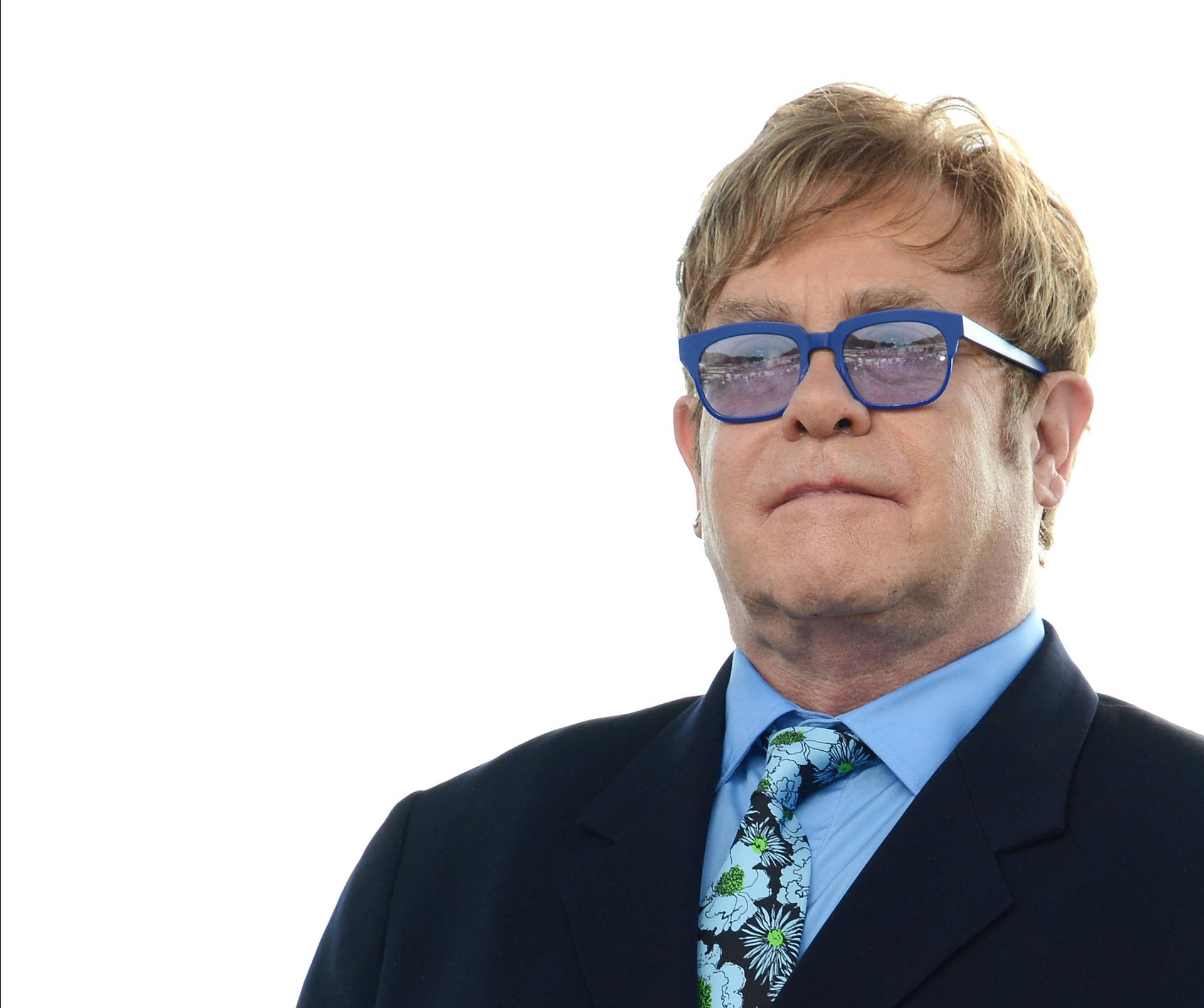 Elton John Formal Headshot Background