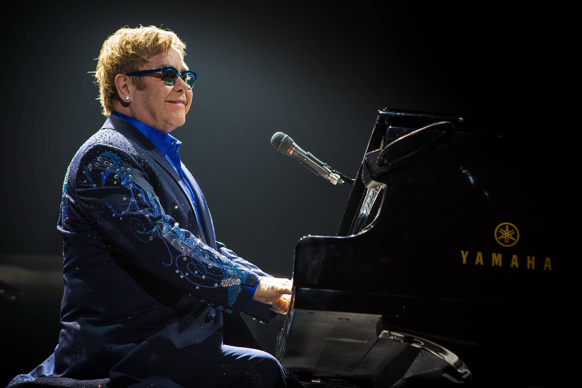 Elton John Live Concert Photo Background