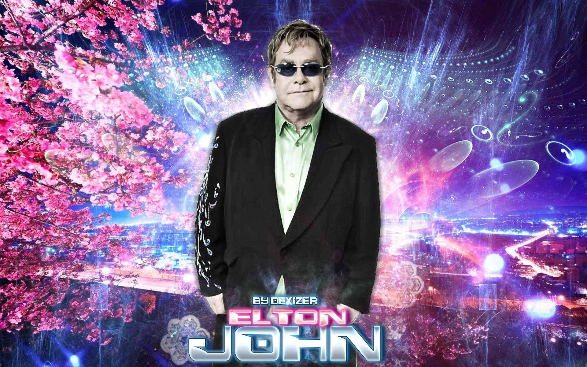 Elton John Rocketman Purple