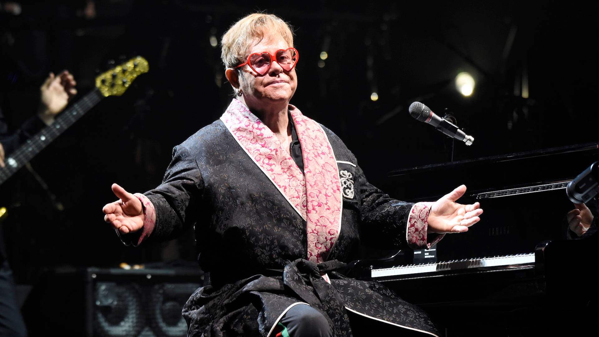 Elton Rocketman Plays Piano