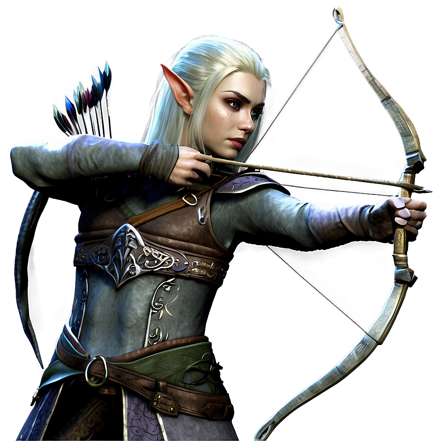 Download Elven Rogue Archer Png Brf | Wallpapers.com