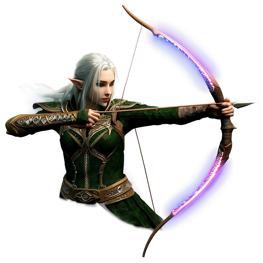 Elven Rogue Archer Png Cpw PNG