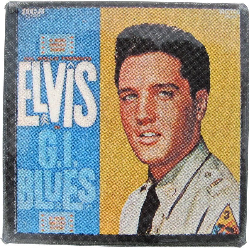 Elvis G I Blues Album Cover PNG
