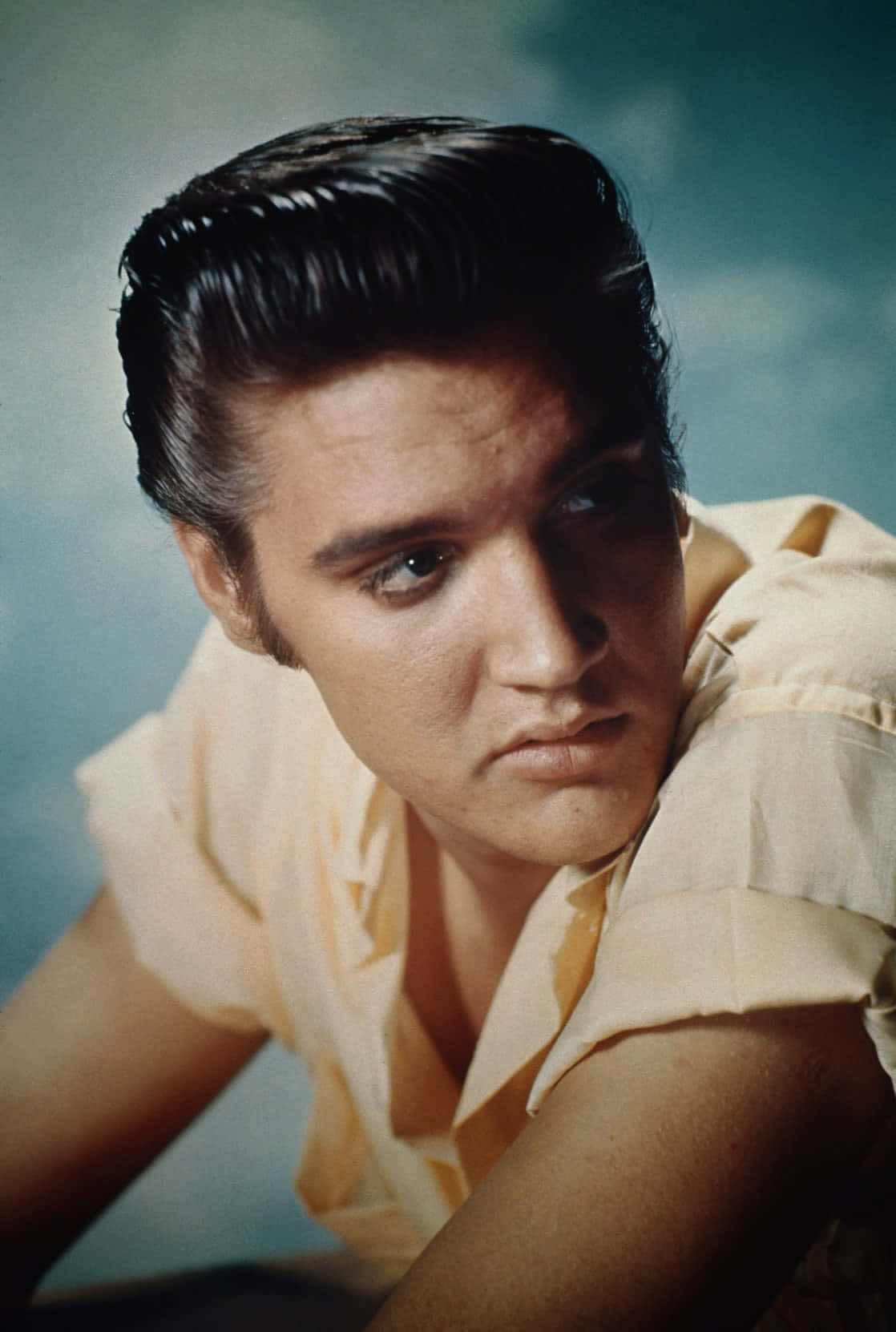 Elvis Presley In A Yellow Shirt