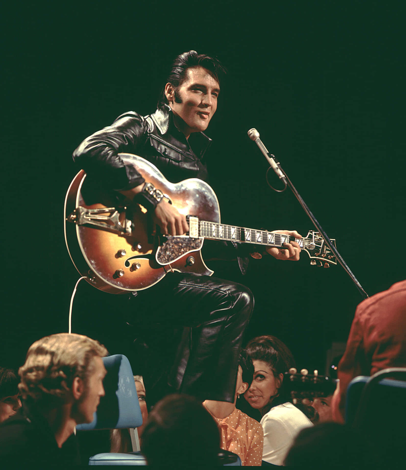Impersonadorde Elvis Presley.