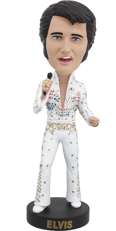 Elvis Presley Bobblehead Figure PNG
