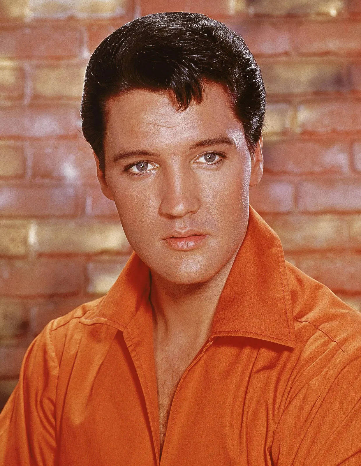 Elvis Presley In Orange