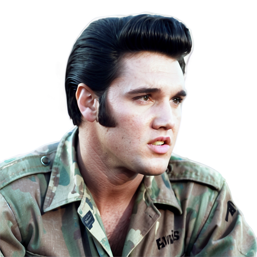 Download Elvis Presley In The Army Png Ila | Wallpapers.com