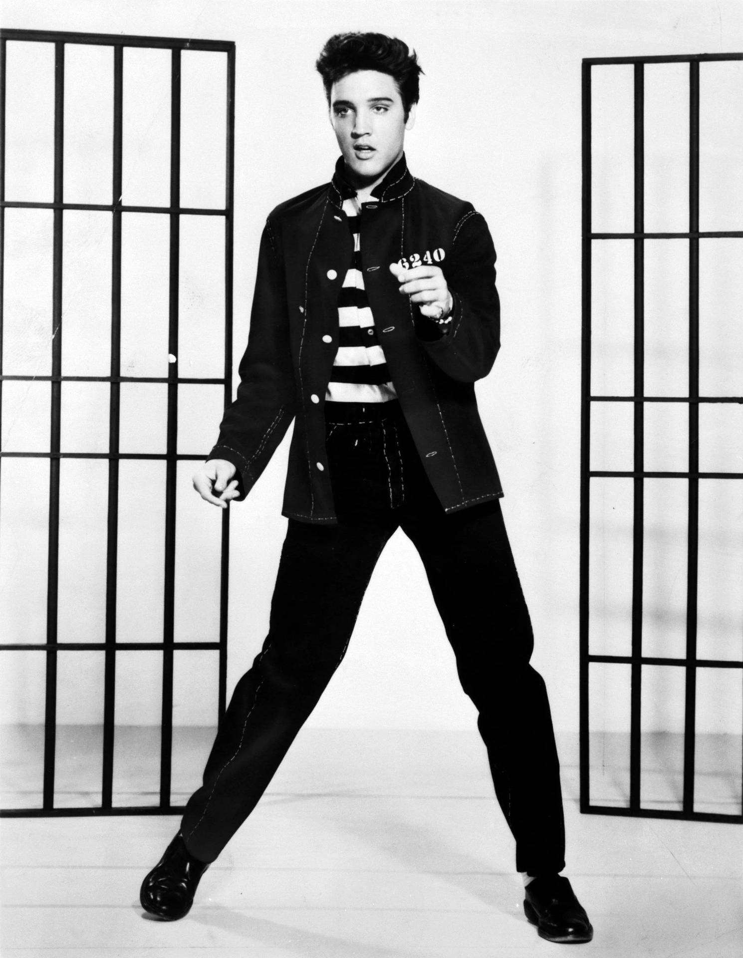 Elvis Presley Photoshoot Black And White