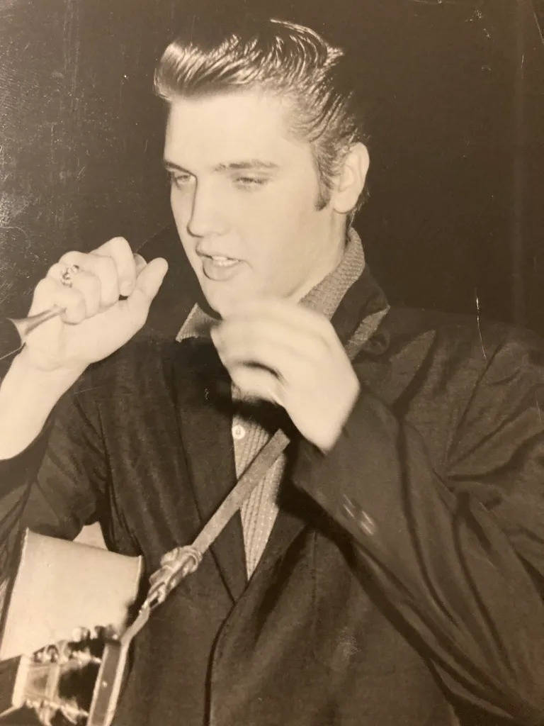 Elvis Presley Sepia Photo