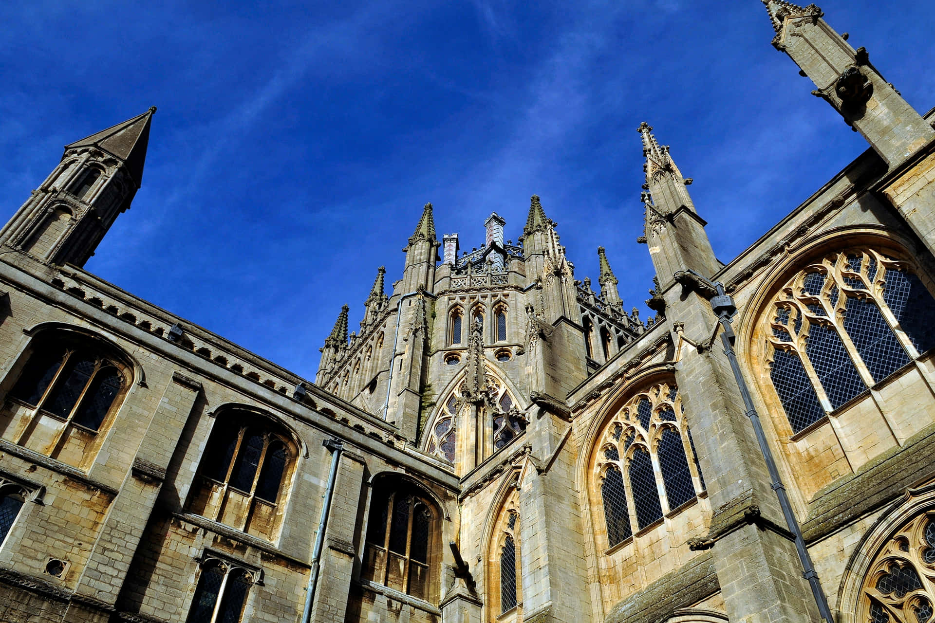 Ely Cathedral Exterior Architecture Wallpaper