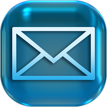 Email App Icon Blue PNG