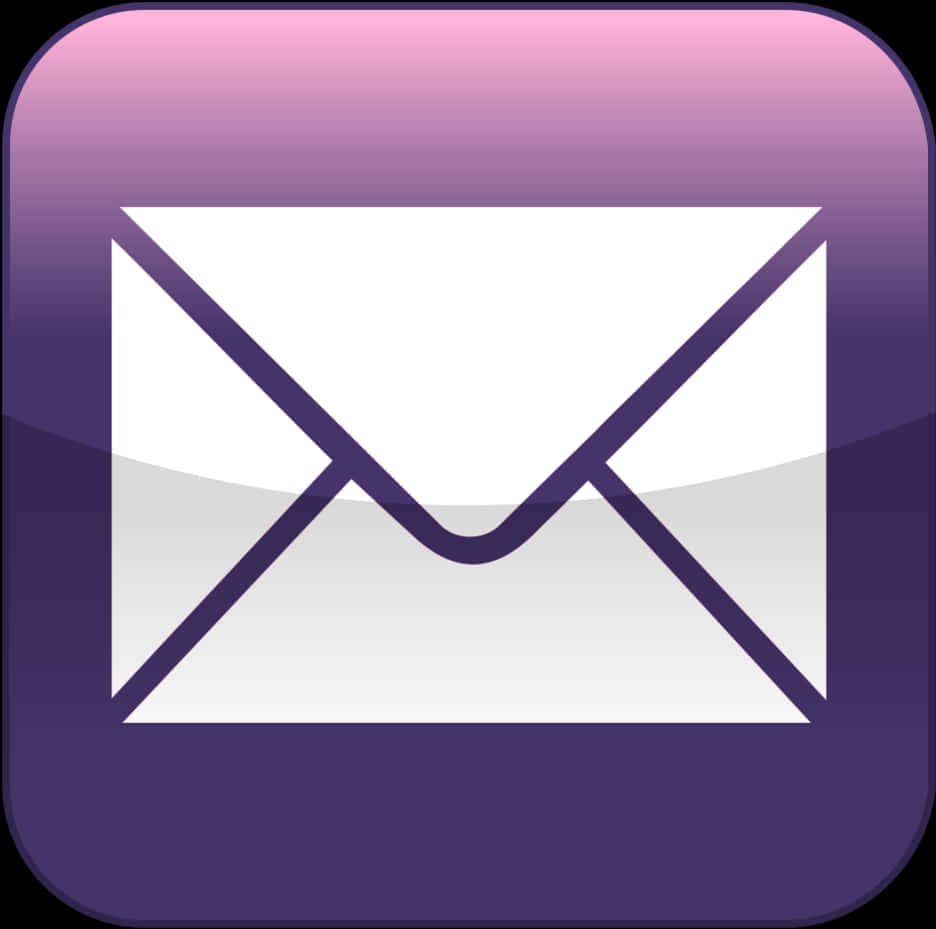 Email App Icon Purple PNG