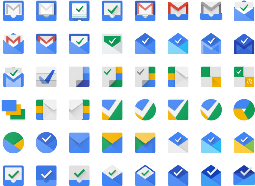 Email App Icons Collection PNG