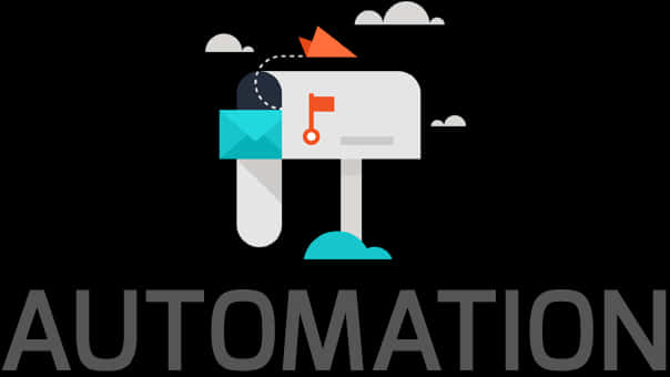 Email Automation Concept Illustration PNG