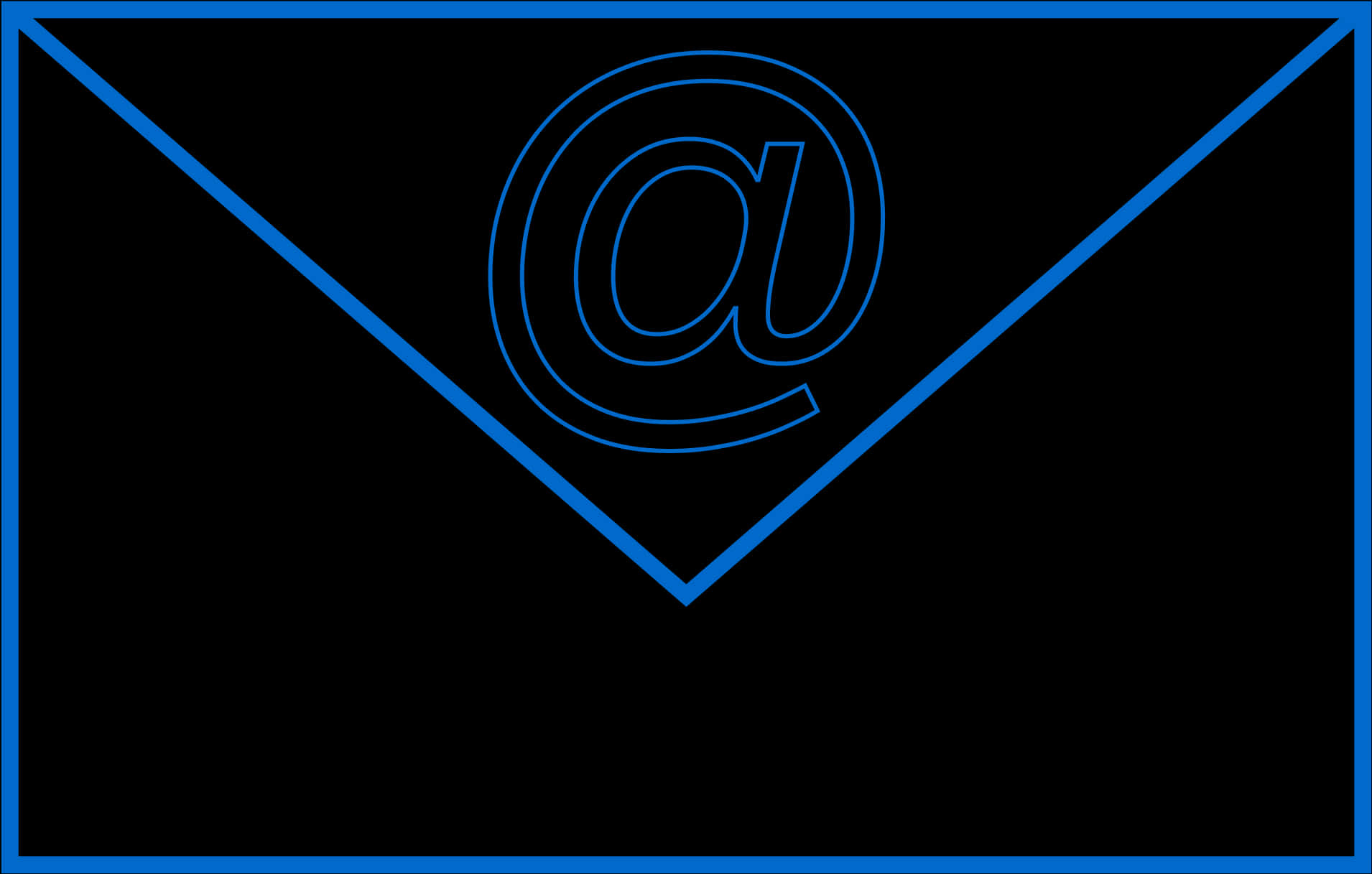 Email Envelope At Symbol Graphic PNG