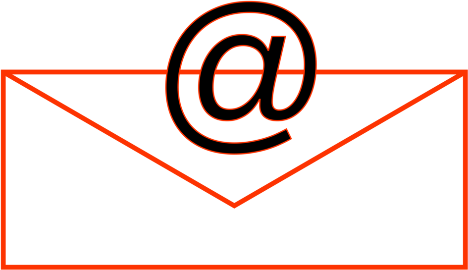 Email Icon At Symbol Outline PNG