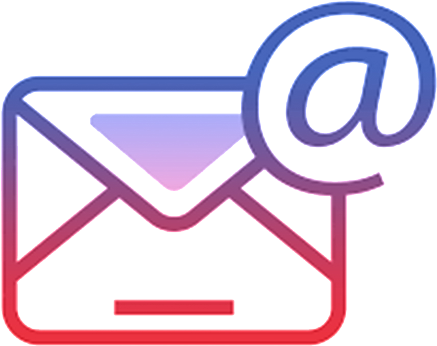 Email Icon Neon Effect PNG