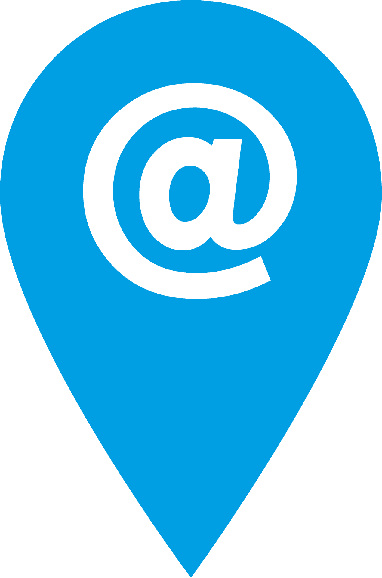 Email Location Pin Icon PNG