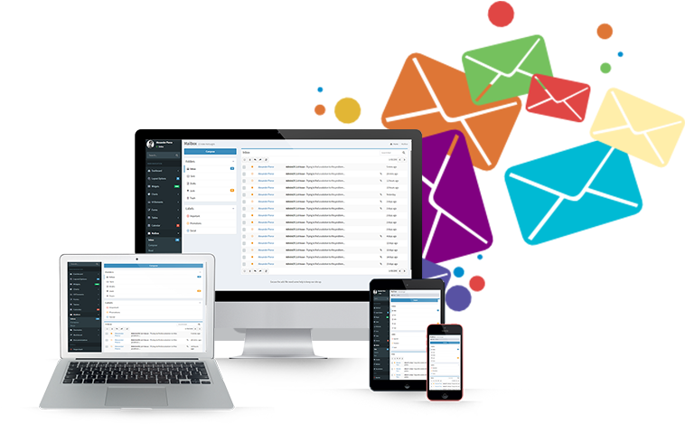 Email Management Software Display PNG