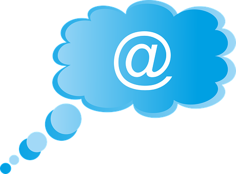 Email Thought Bubble Graphic PNG