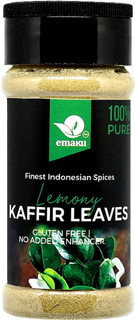 Emaku Kaffir Lemon Leaves Spice Jar PNG