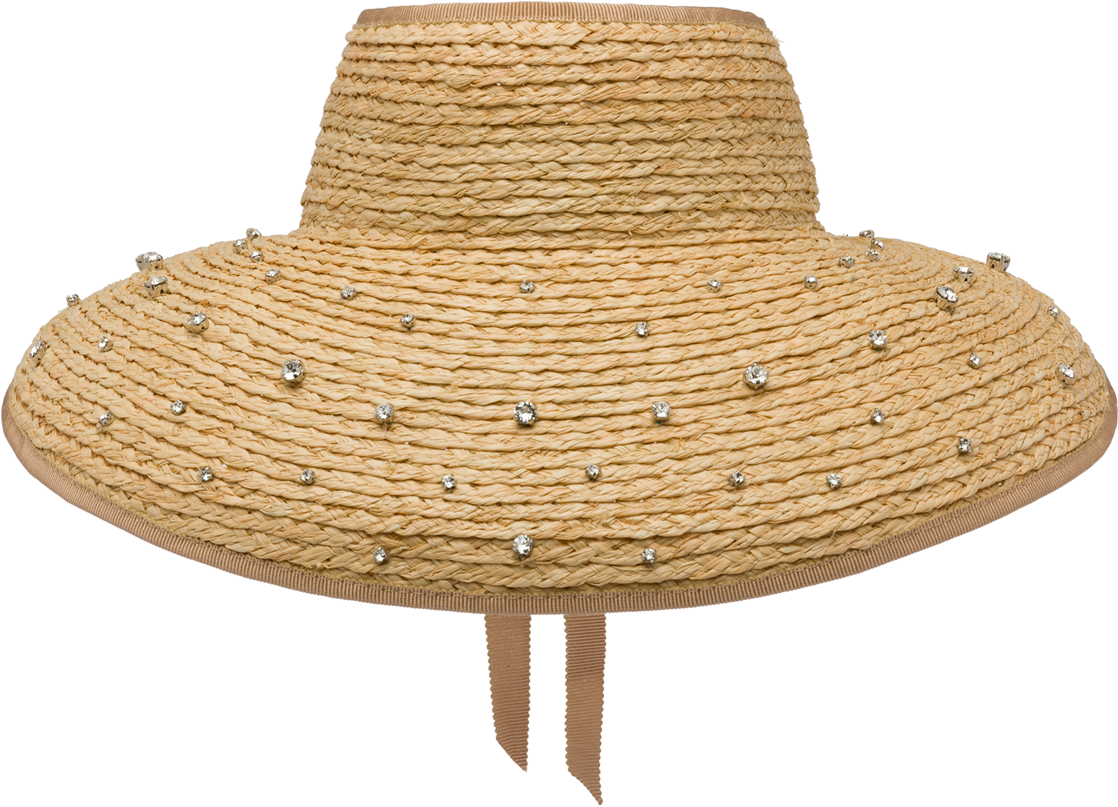 Embellished Straw Hat Product Photo PNG