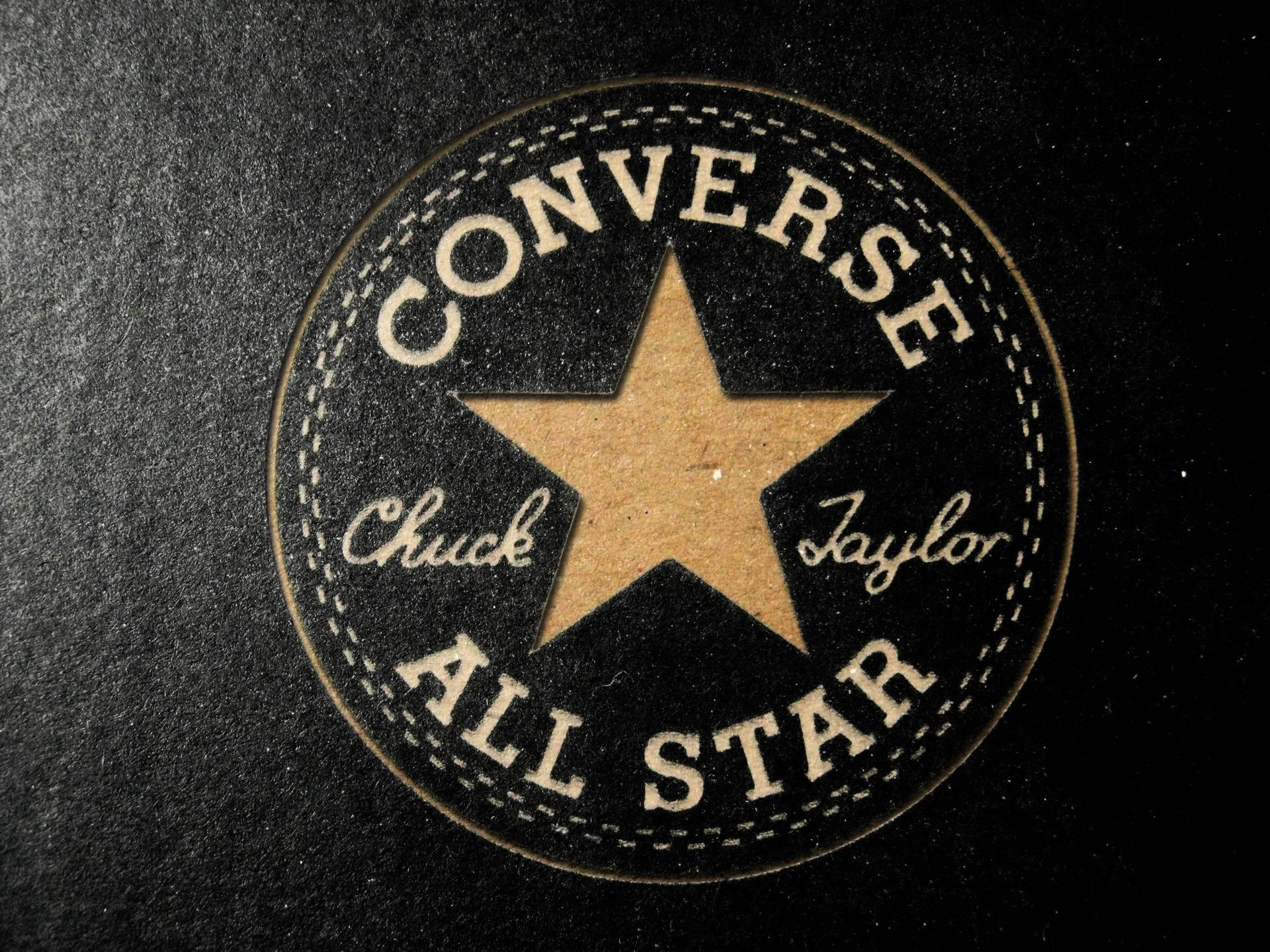 Embossed Converse Logo Wallpaper