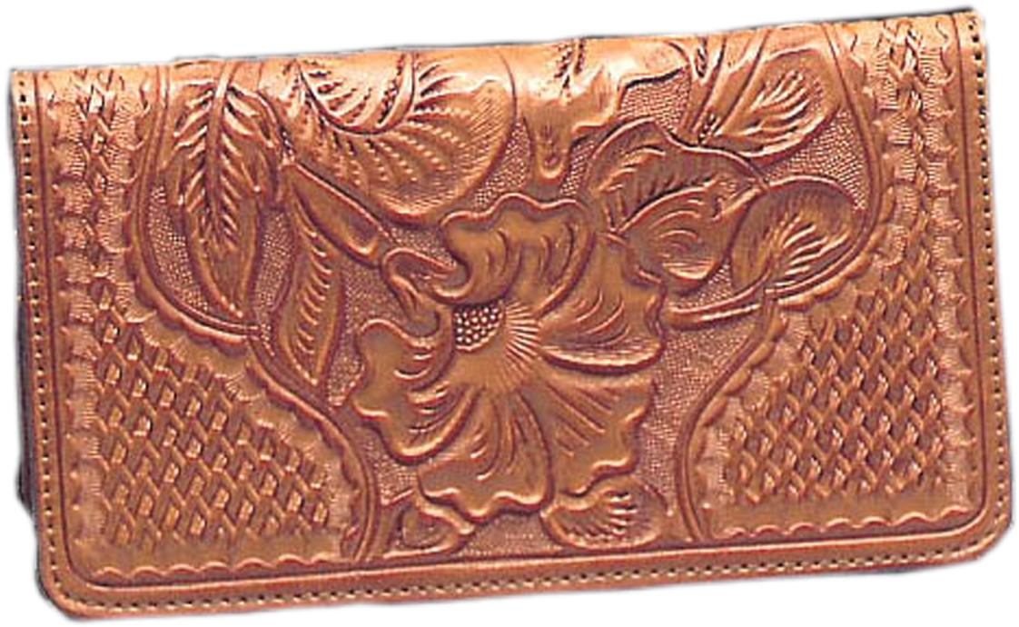 Embossed Leather Wallet PNG