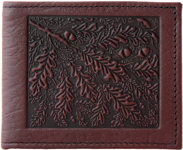 Embossed Leather Wallet Design PNG