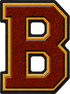 Embossed Letter B Texture PNG