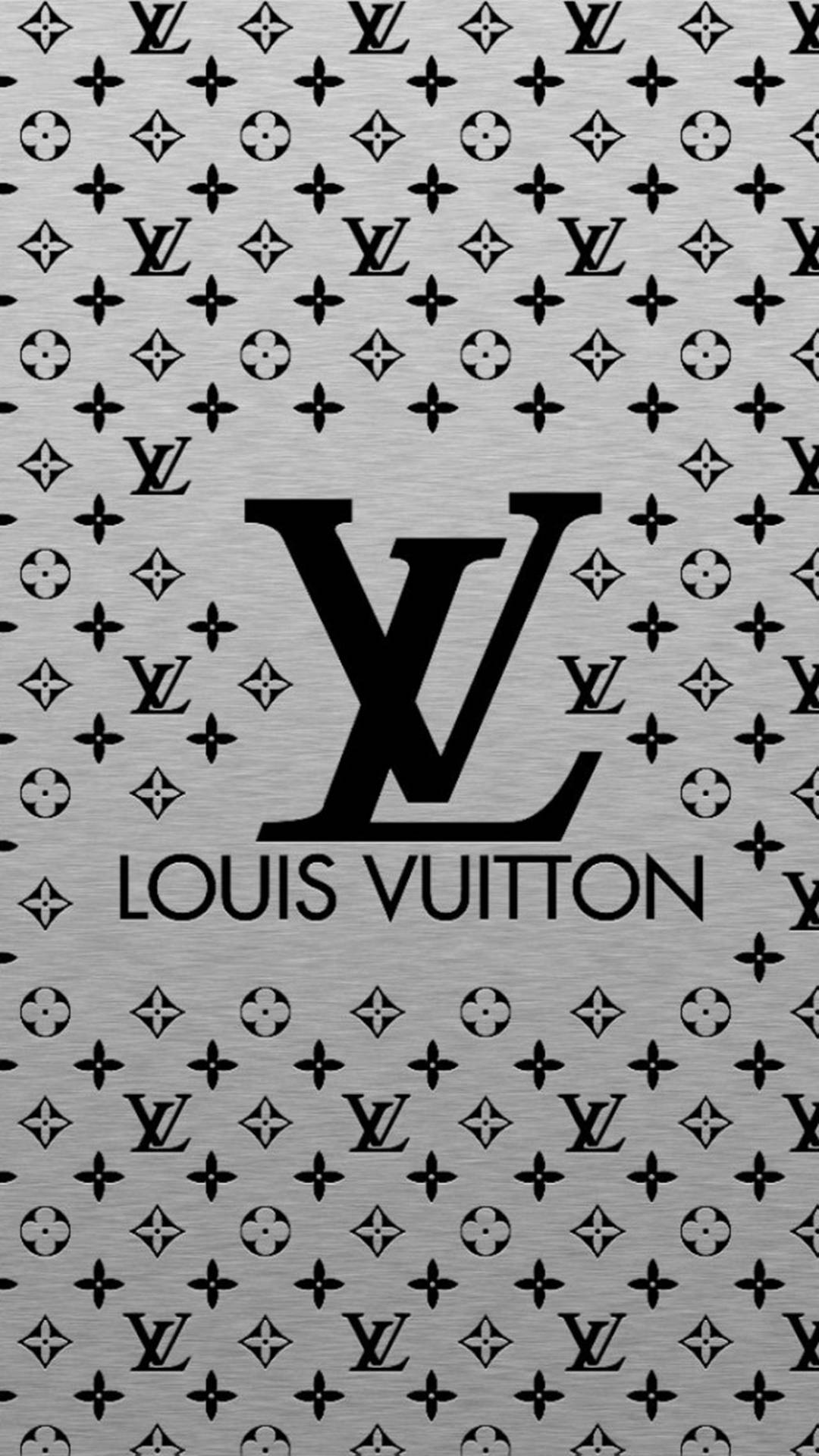 Embossed Pattern Louis Vuitton Phone Background