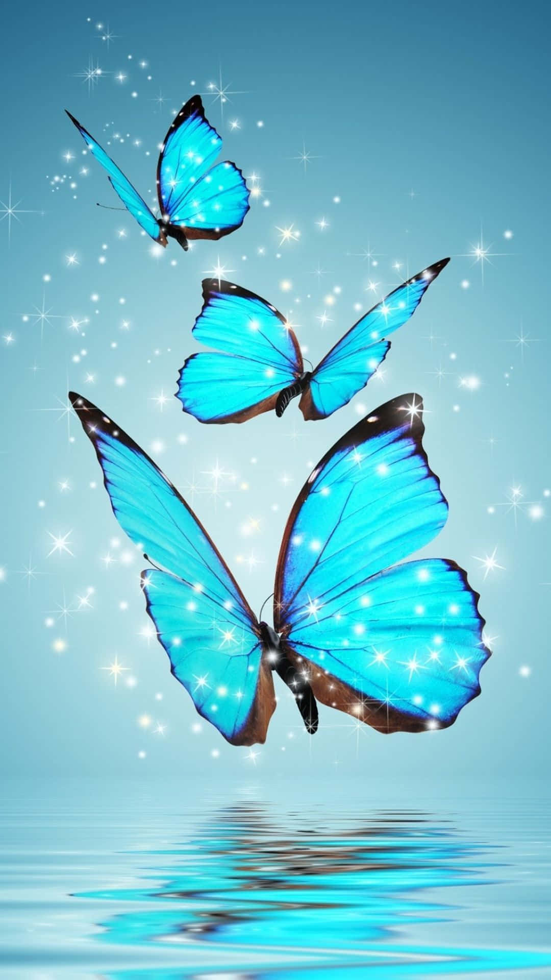 Embrace The Beauty - Aesthetic Butterfly Background