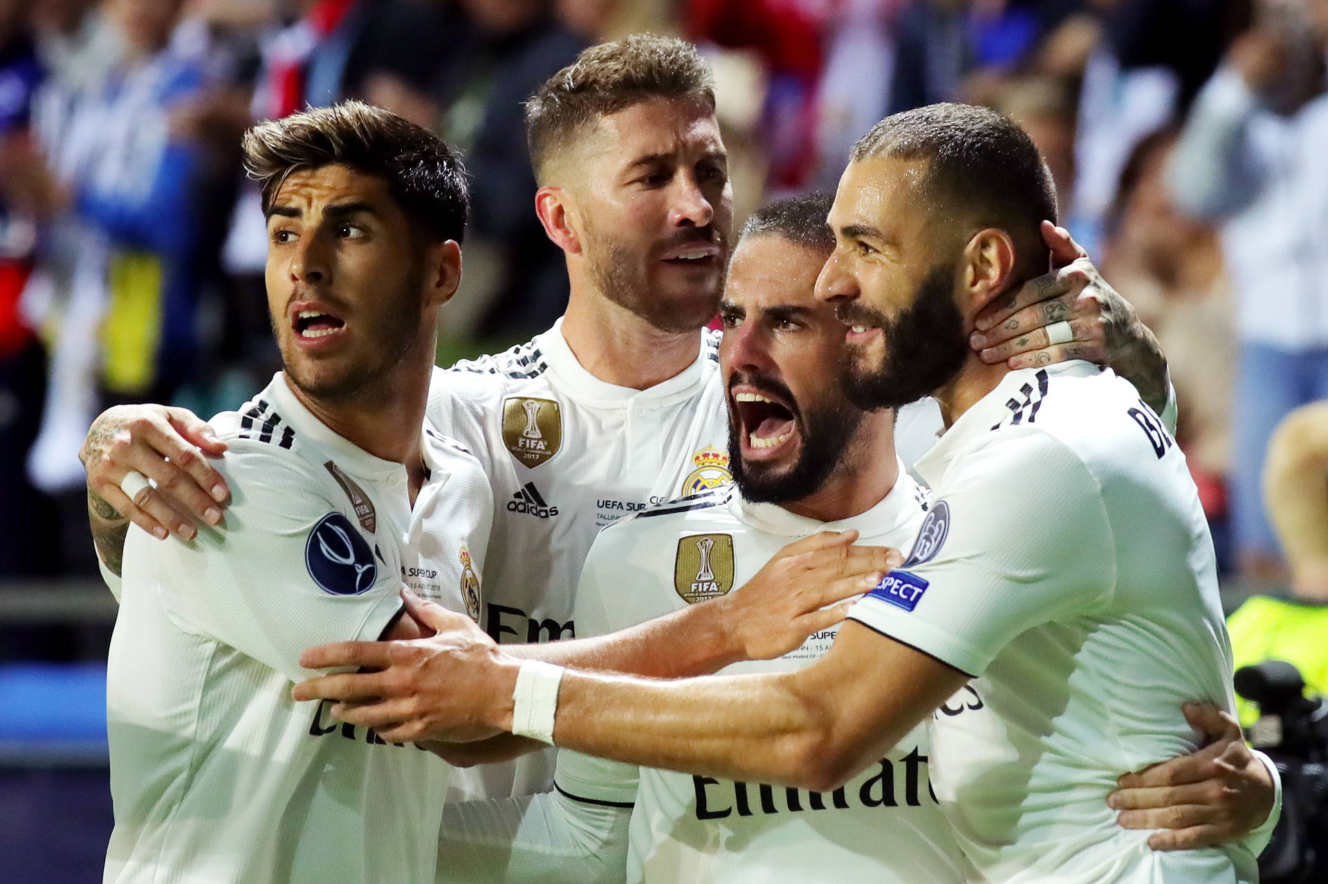 Abraçandoo Real Madrid Em 4k. Papel de Parede