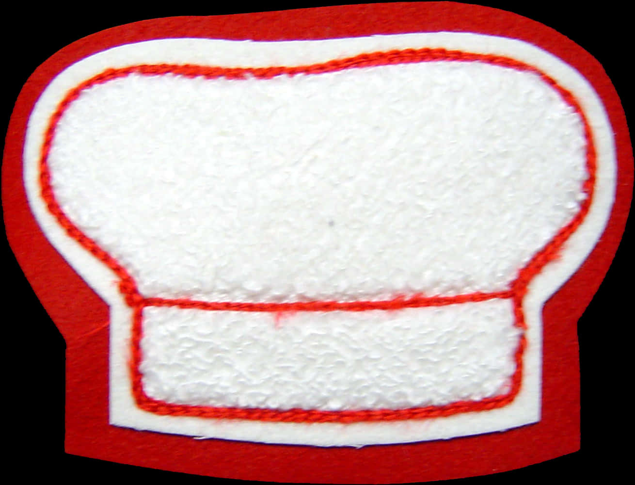 Embroidered Chef Hat Patch PNG
