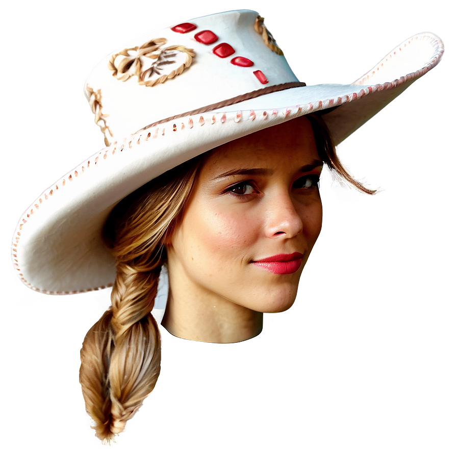 Embroidered Cowgirl Hat Png 74 PNG