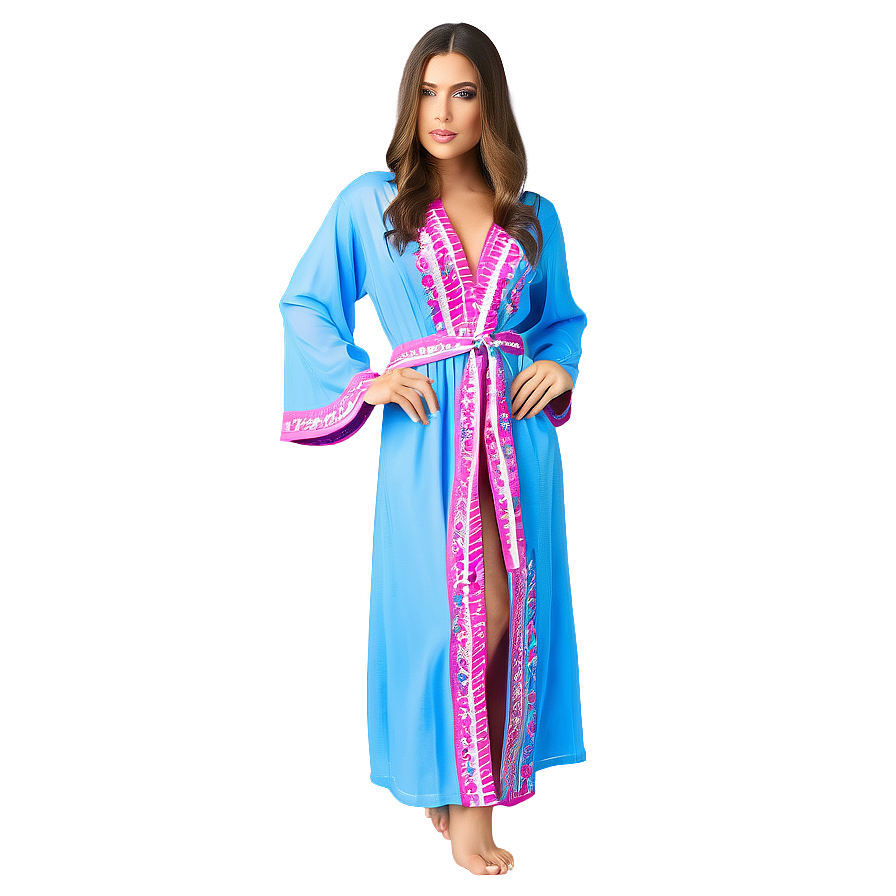 Embroidered Maxi Robe Png 06132024 PNG