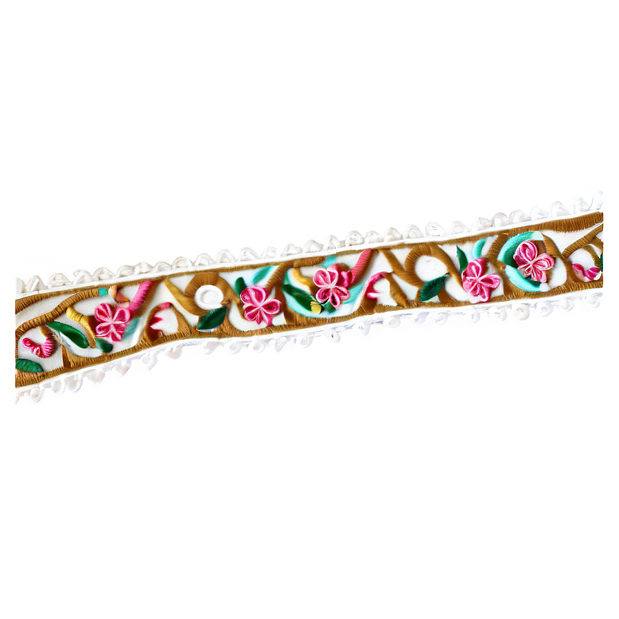 Embroidered Ribbon Png Twg13 PNG