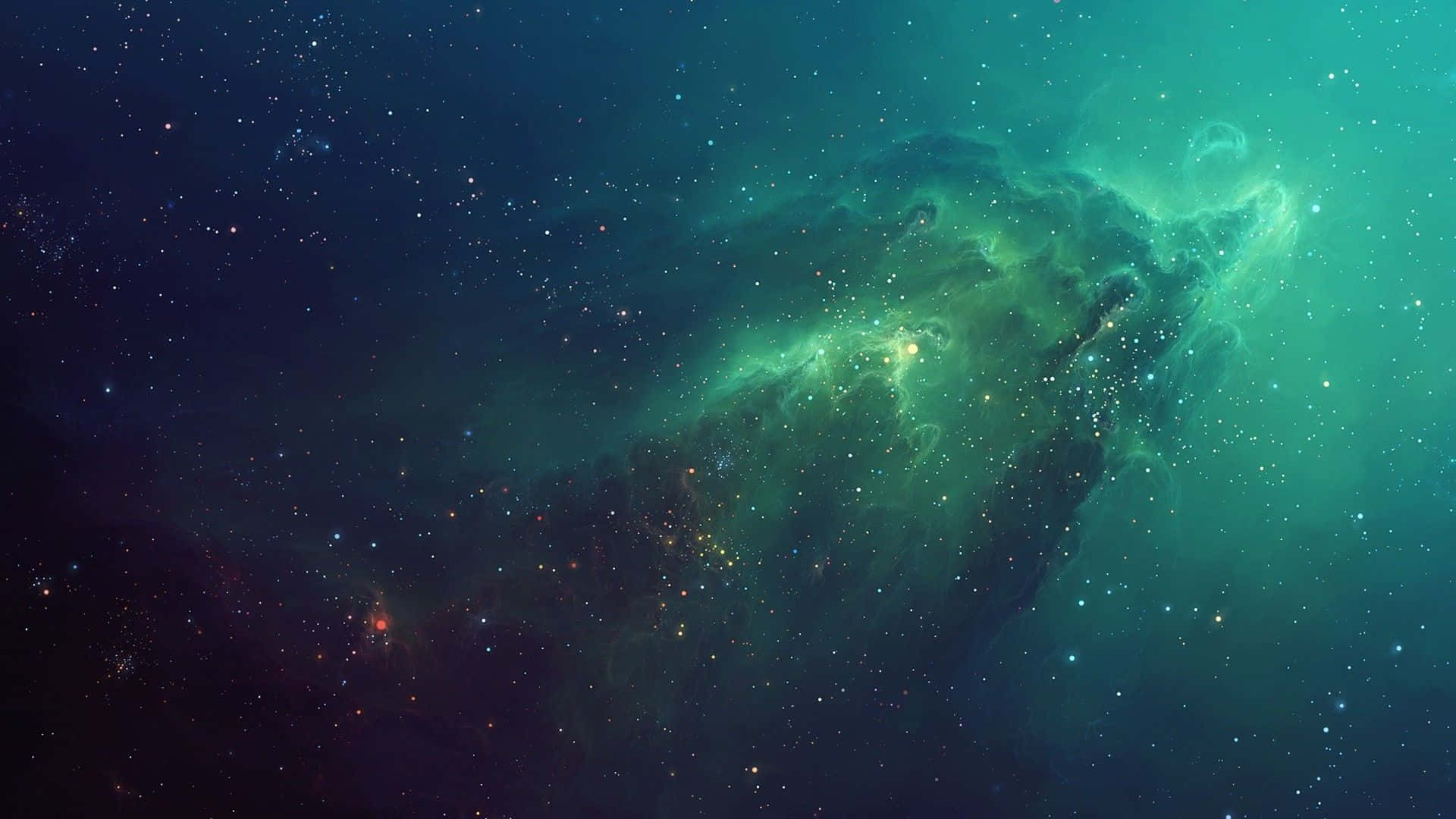 A Cool and Soothing Emerald Background for Your Desktop