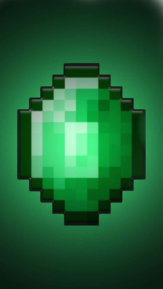 Shimmering Emerald Background