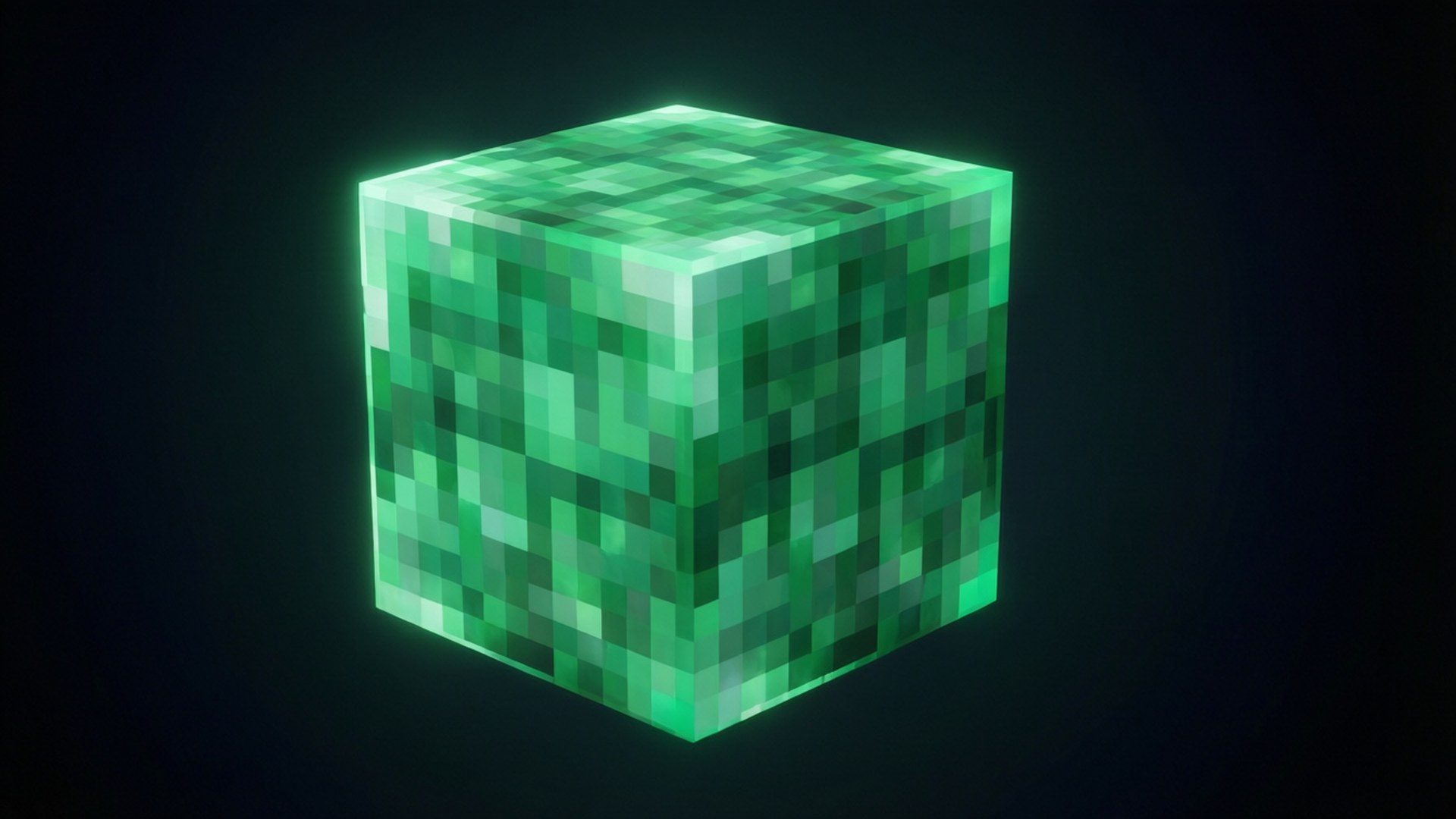 Emerald Block Floating Achtergronden