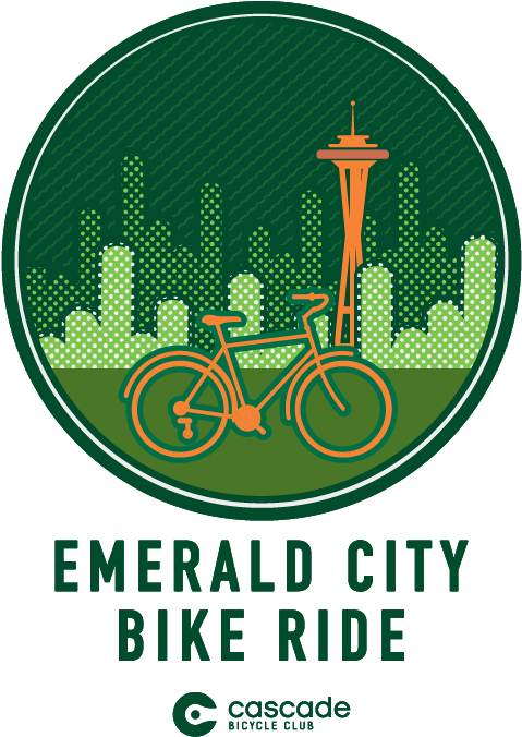 Emerald City Bike Ride Poster PNG