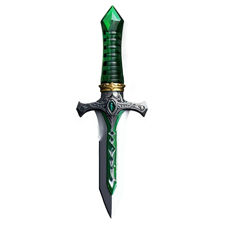 Emerald Dagger Png 05252024 PNG